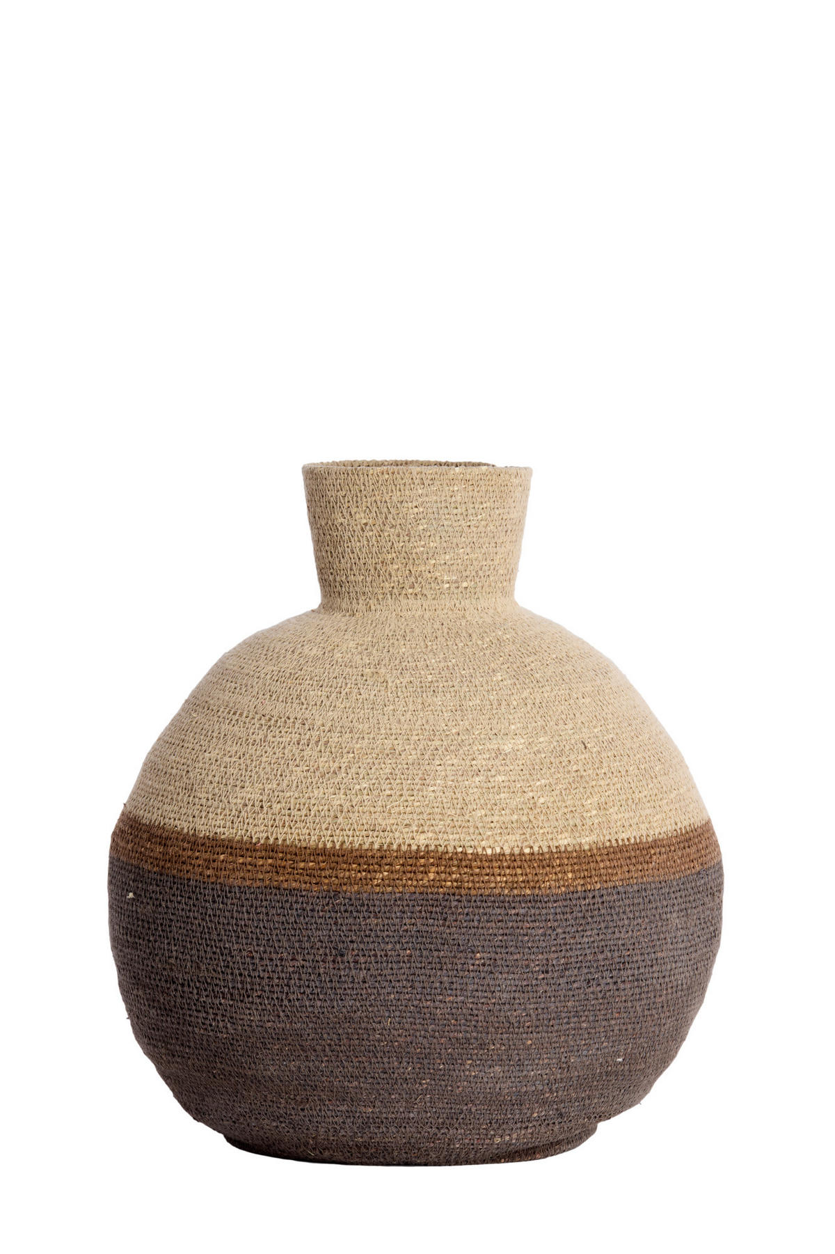 KORB Bisira Braun Ø32/37,5 cm - Braun, Naturmaterialien (32/37.5/32cm) - Light & Living