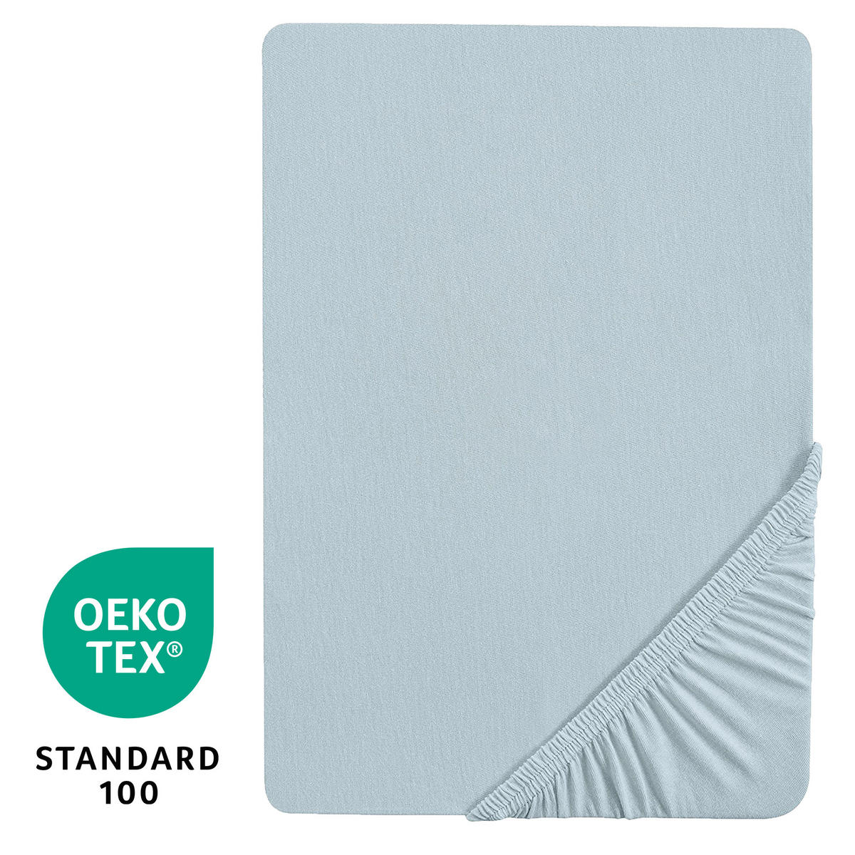 SPANNBETTLAKEN 45 x 90 cm & 40 x 90 cm - Hellblau, Textil (45/90cm) - Roba