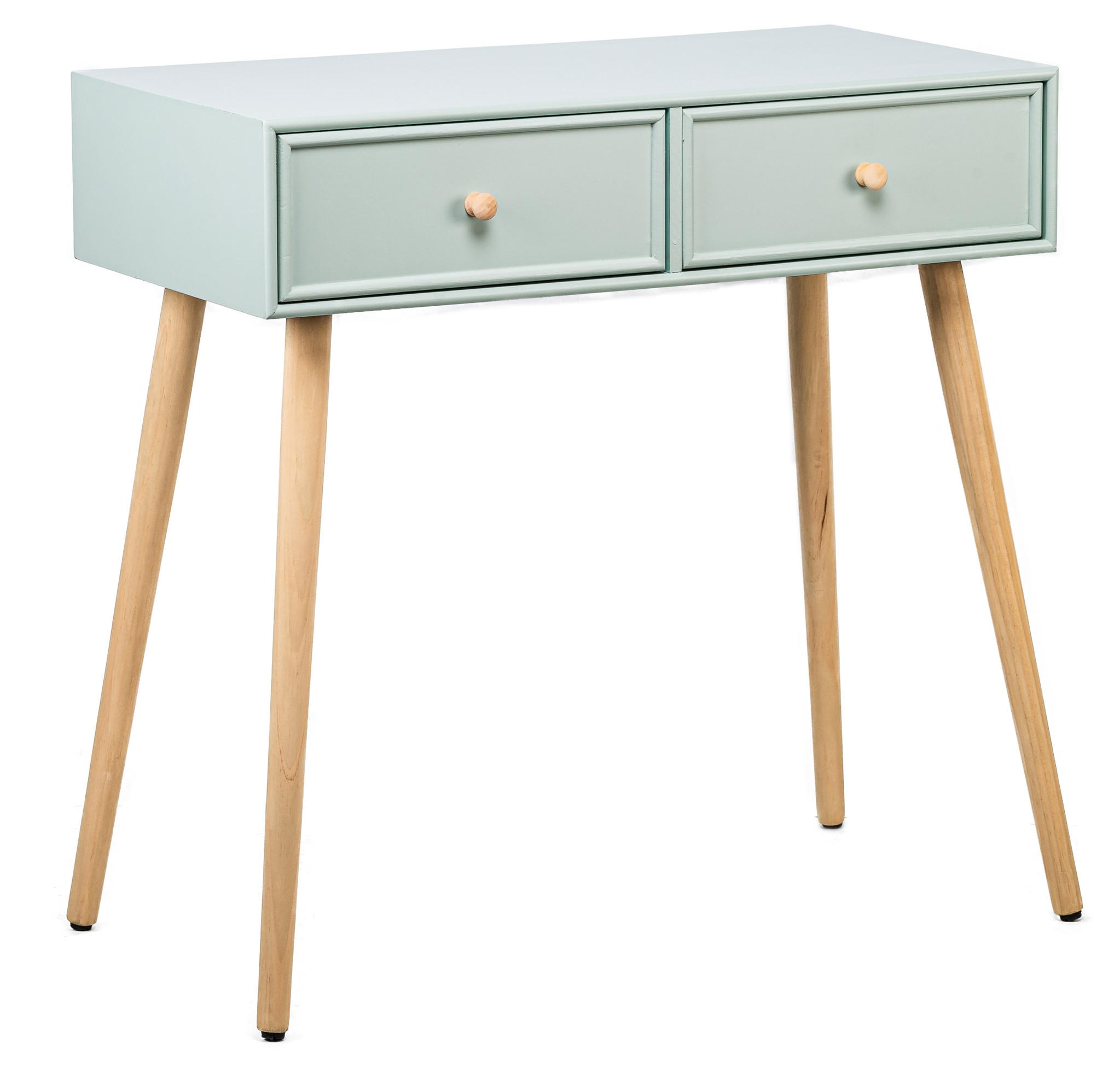 KONSOLENTISCH Rechteckig Grün 80 x 42 x 79 cm - Grün, Holz (42/80/79cm) - Nordlys