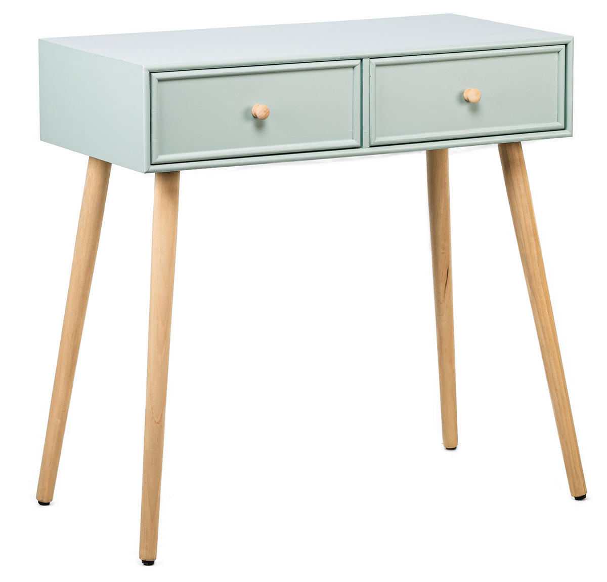 KONSOLENTISCH Rechteckig Grün 80 x 42 x 79 cm - Grün, Holz (42/80/79cm) - Nordlys