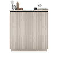HIGHBOARD Selene 2D Kachmir Matt 111 cm Glamour - Kaschmir, Holzwerkstoff (110.8/118/35cm) - Meble Lindner