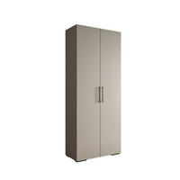 DREHTÜRENSCHRANK 236.7/100/47 2-türig - Kaschmir/Schwarz, Holz/Metall (100/236.7/47cm) - Abiks Möbel