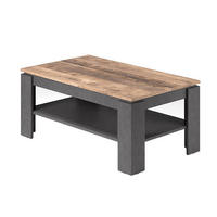COUCHTISCH Universal Grau - Grau, Holzwerkstoff (65/110/47cm) - ebuy24