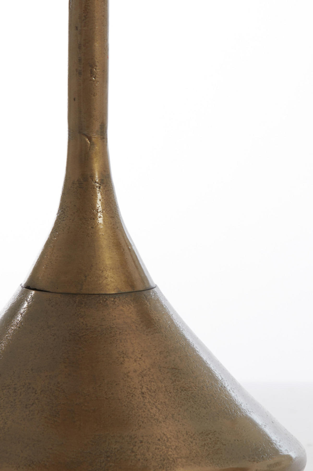 BEISTELLTISCH Dimphy Bronze Ø35/50 cm - Bronzefarben, Metall (35/35/50cm) - Light & Living