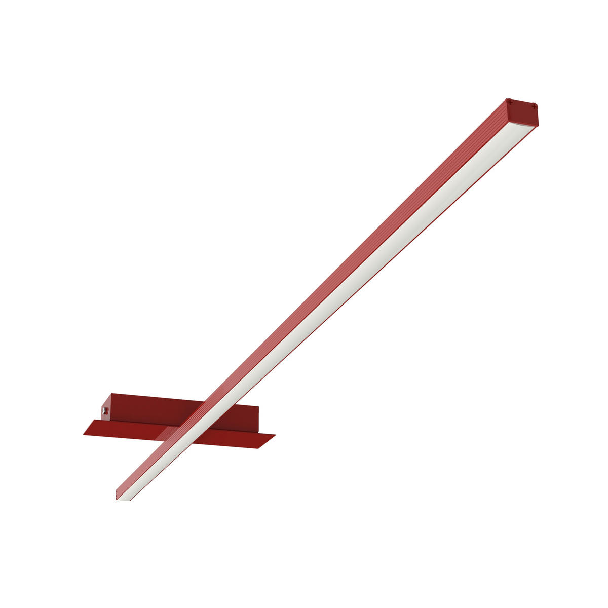 LED-DECKENLEUCHTE - Rot, Metall (2/100/2cm) - Lumicom