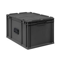 EUROBOX NextGen Portable, HxBxT 33,5x40x60cm, 65 Liter, Schwarz - Schwarz, Kunststoff (40/33.5/60cm) - PROREGAL