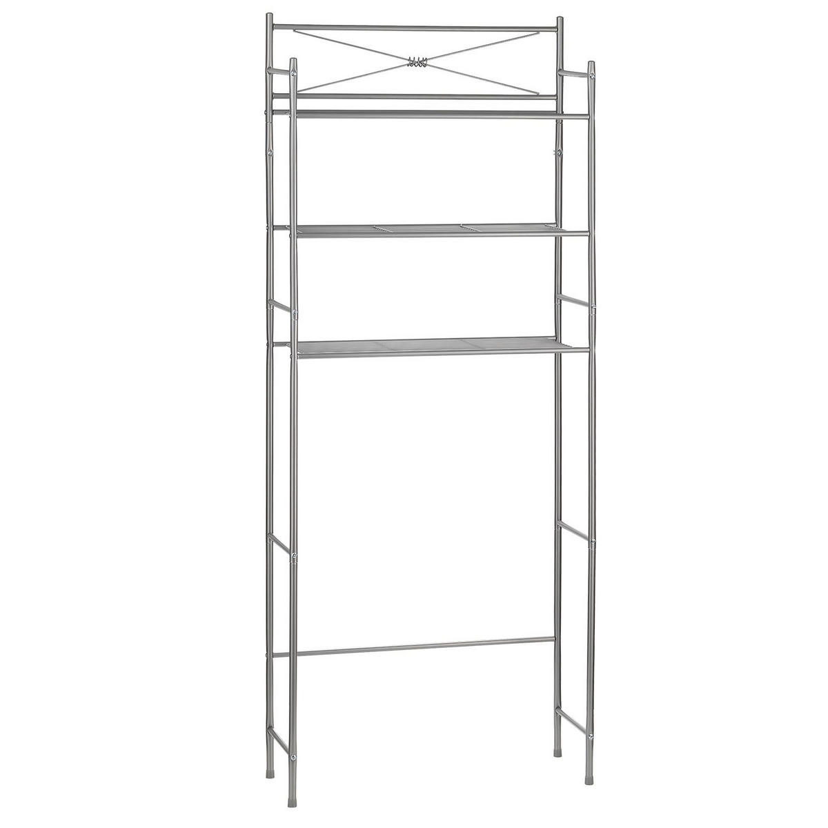 TOILETTENREGAL MARSA - Anthrazit, Metall (65/164/22cm) - CARO-Möbel