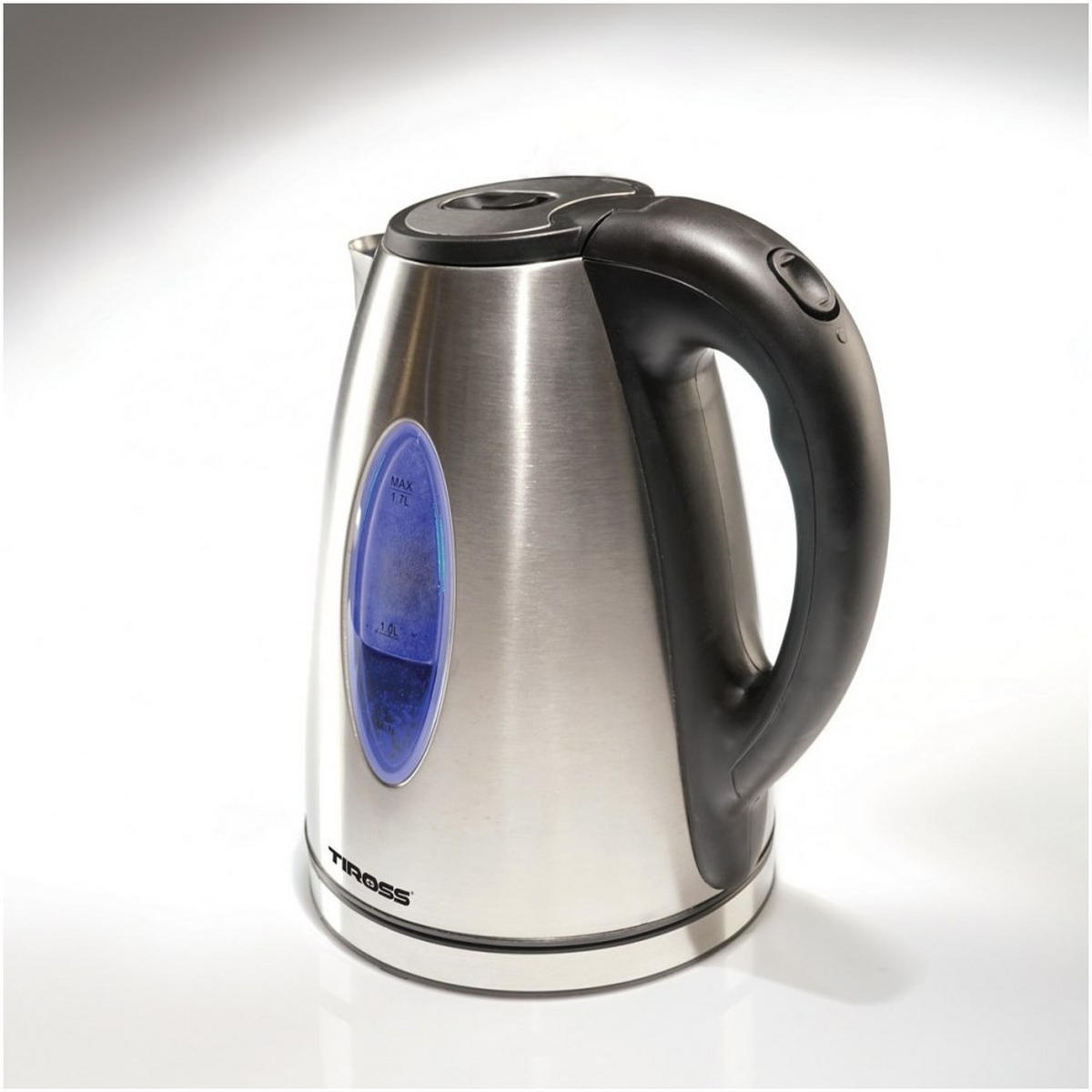 WASSERKOCHER ELEKTRISCH Silber 16/16/25 cm TS1361 - Silberfarben, Metall (16/25/16cm) - Tiross 