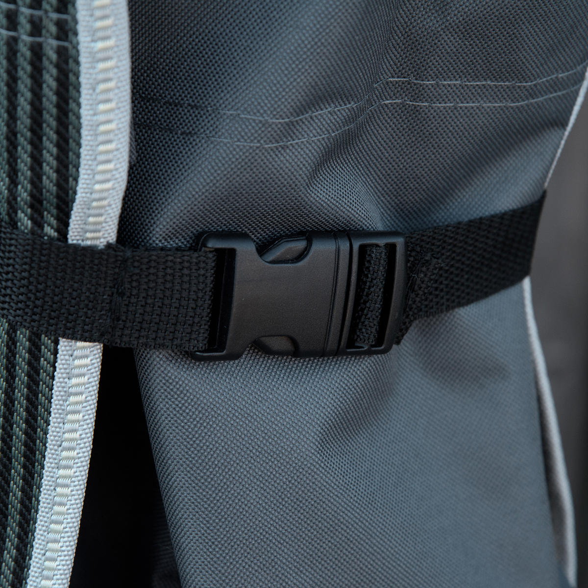 SONNENLIEGE Klappbare Liege mit Kopfkissen Grau - Grau, Metall (64.5/53/188cm) - ComfortXL