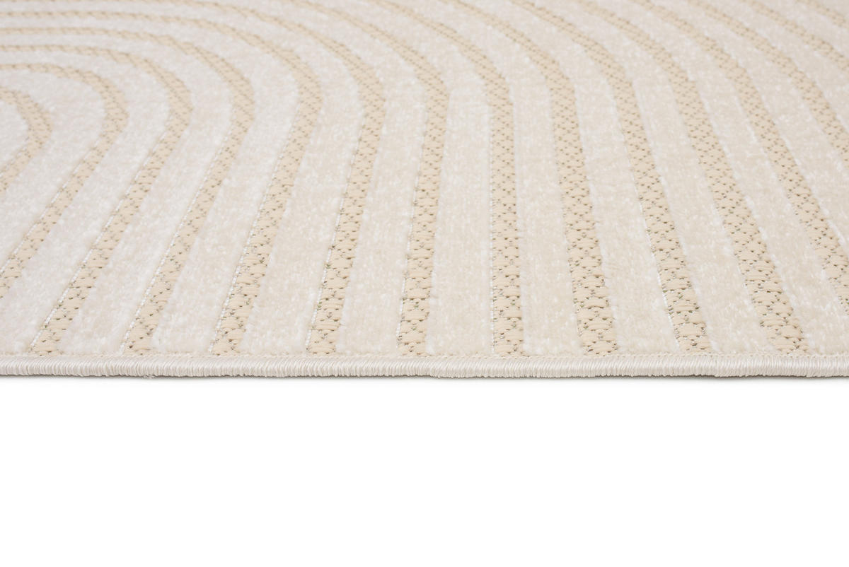 TEPPICH PATIO Creme 120/170 cm - Creme, Kunststoff (120/170cm) - Tapiso