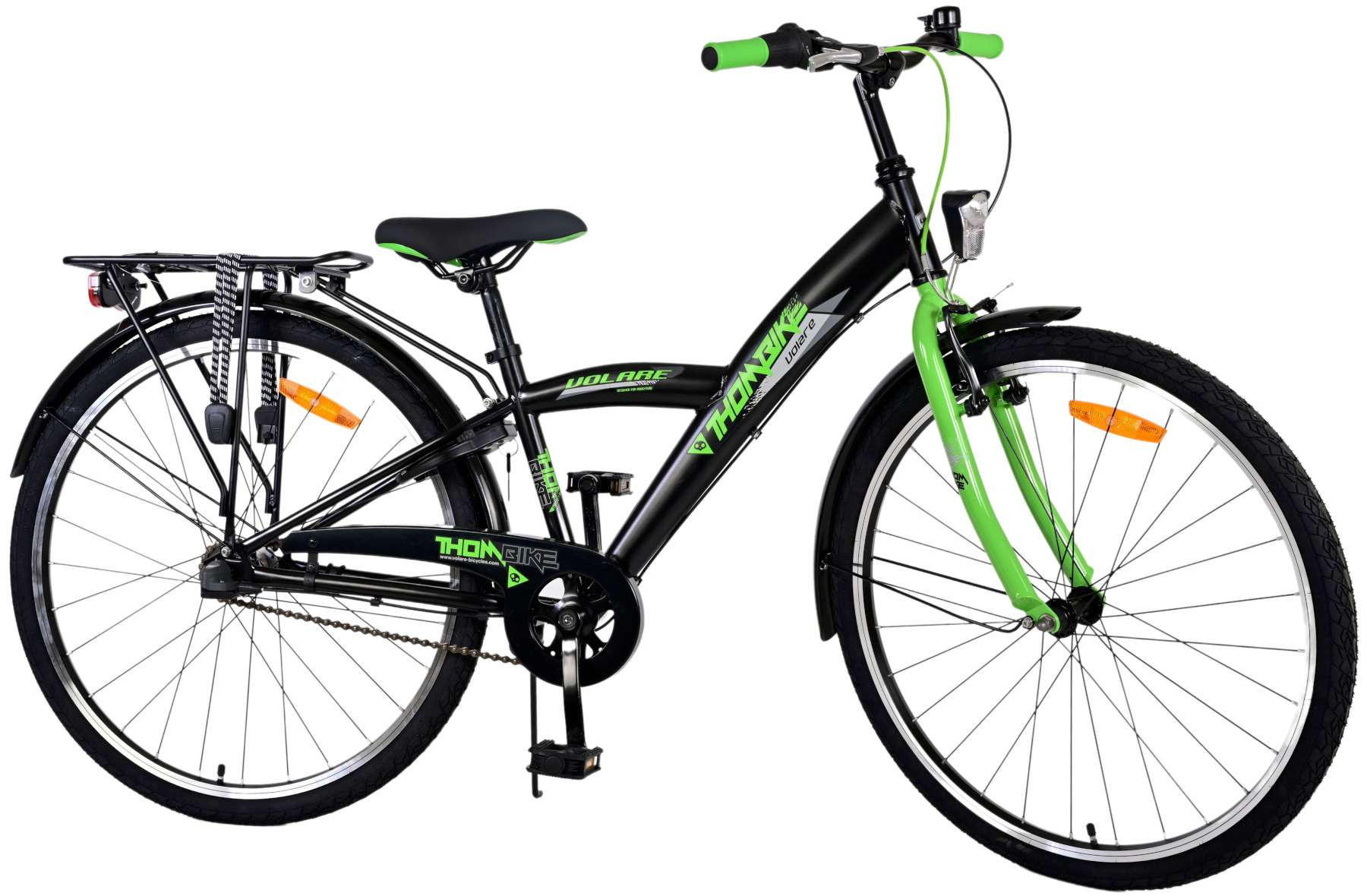 KINDERFAHRRAD Thornbike - Jungen - 26 Zoll - Rücktritt + Handbremse - 3 Gänge - Grün - Grün, Metall (77cm) - TPFSports