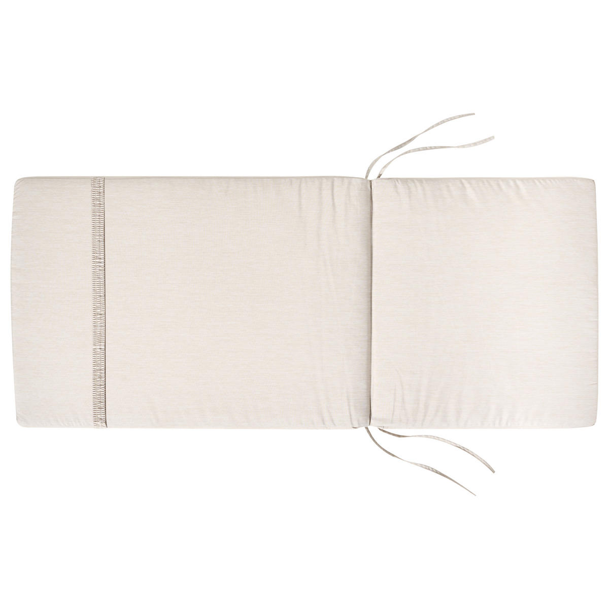 Outdoor-Sitzkissen 6er-Set Hellbeige 50/45 cm Java/Amantea Premium - Beige, Textil (71/71/50cm) - Beliani