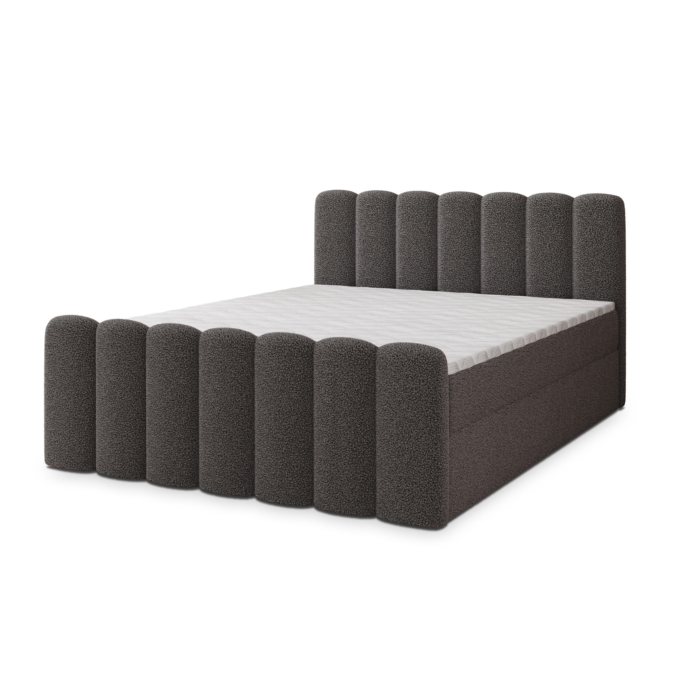Masseno Boxbett Grau 140x200 cm