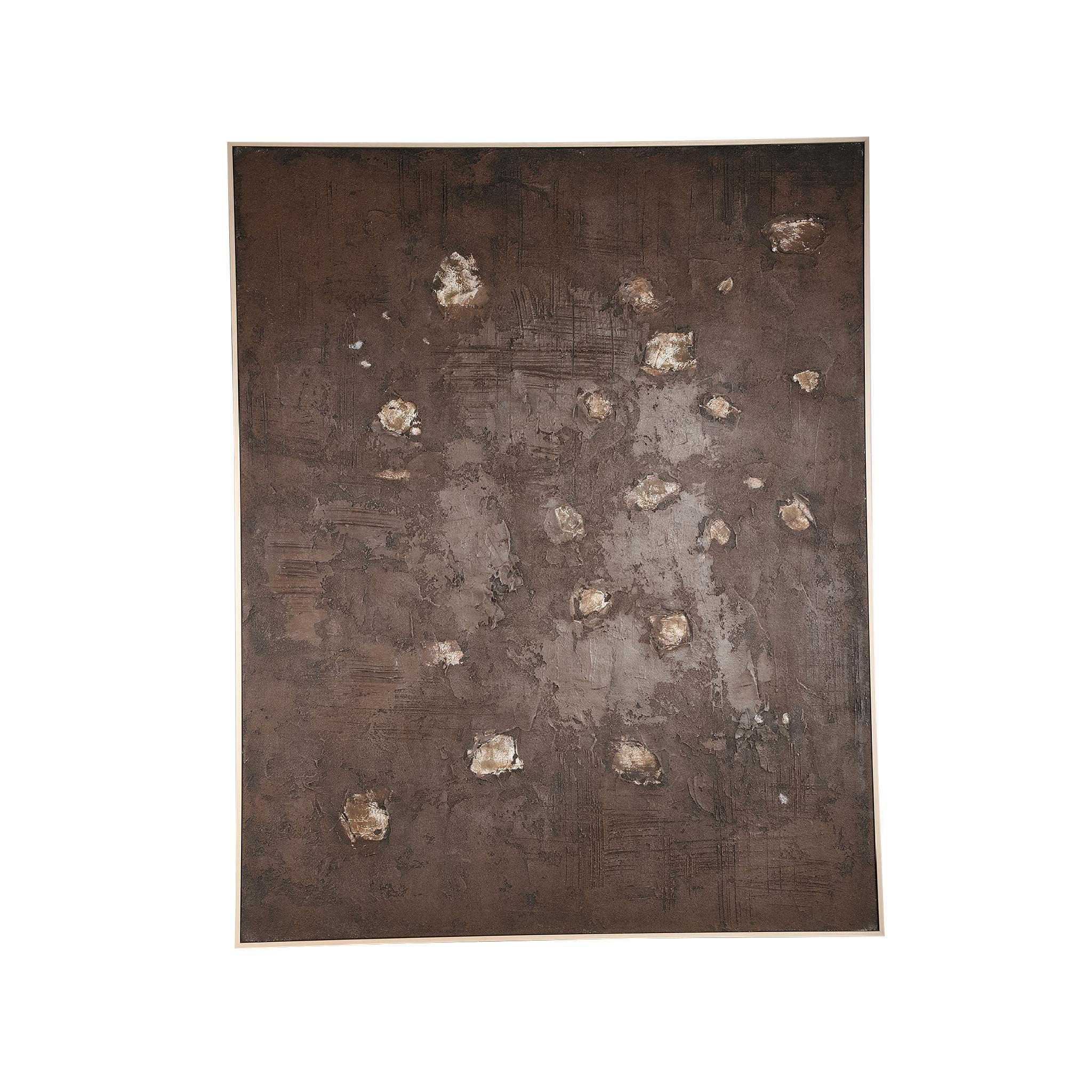 WANDPANEEL Porty Braun 122.5/5/152.5cm - Braun, Textil (5/152.5/122.5cm) - PTMD Collection