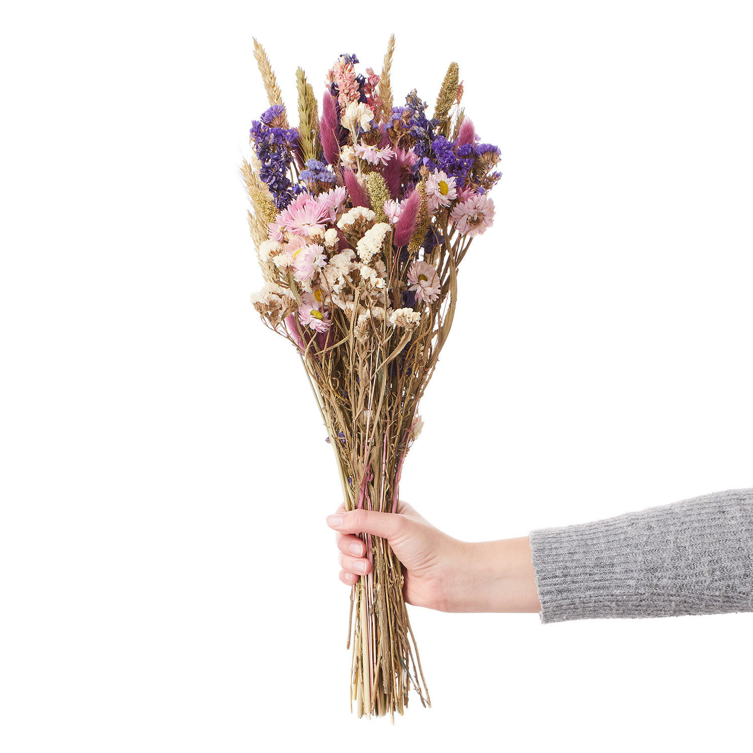 TROCKENBLUMENSTRAUSS Flower Market - Multicolor, Naturmaterialien (30cm) - Butlers