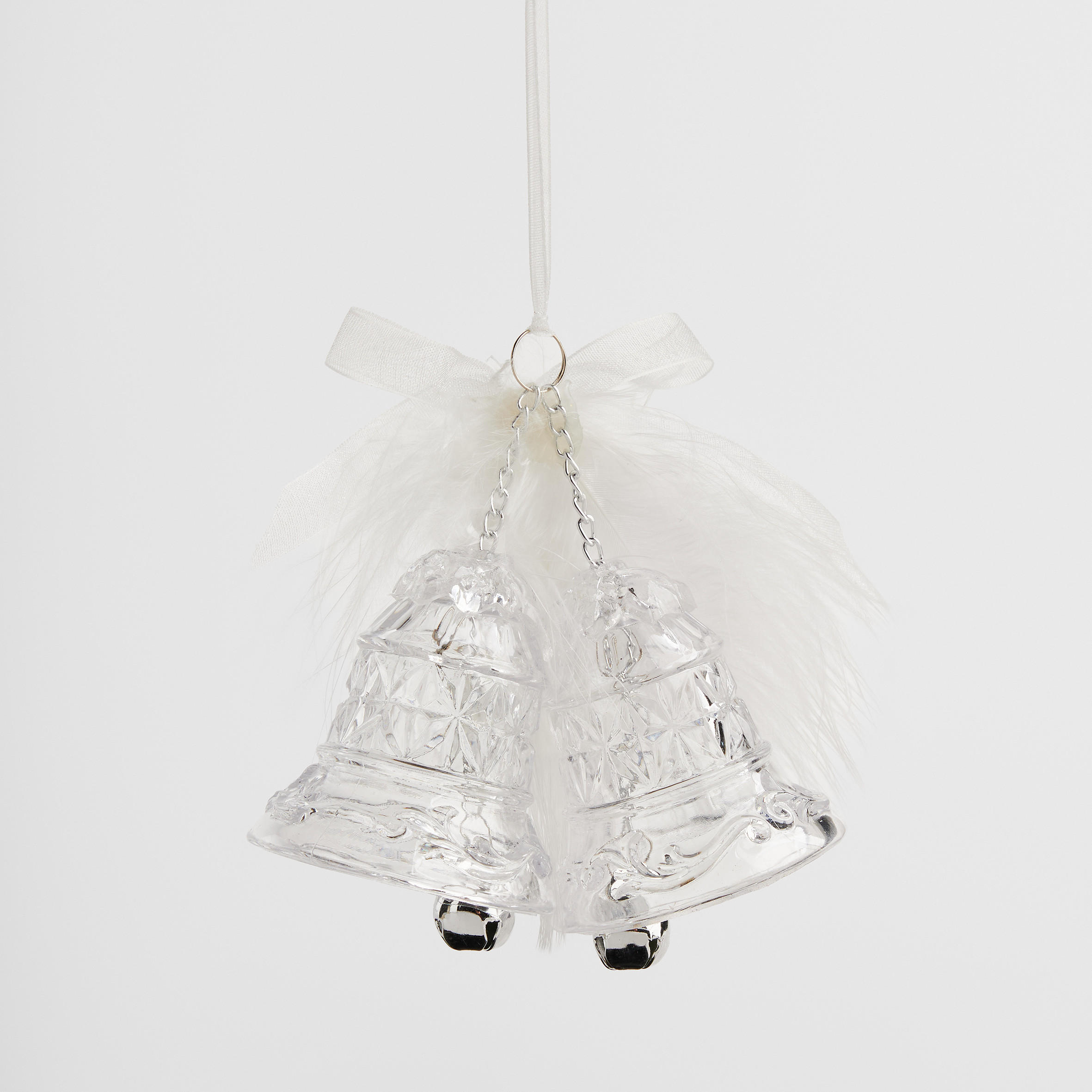 WEIHNACHTSDEKO Hängend BELLISO, 7.5 x 10 cm, Transparent, Christbaumschmuck, Weihnachtsbaumdekoration, Christmas, Xmas - Transparent, Kunststoff (10/7.5/5cm) - home&you