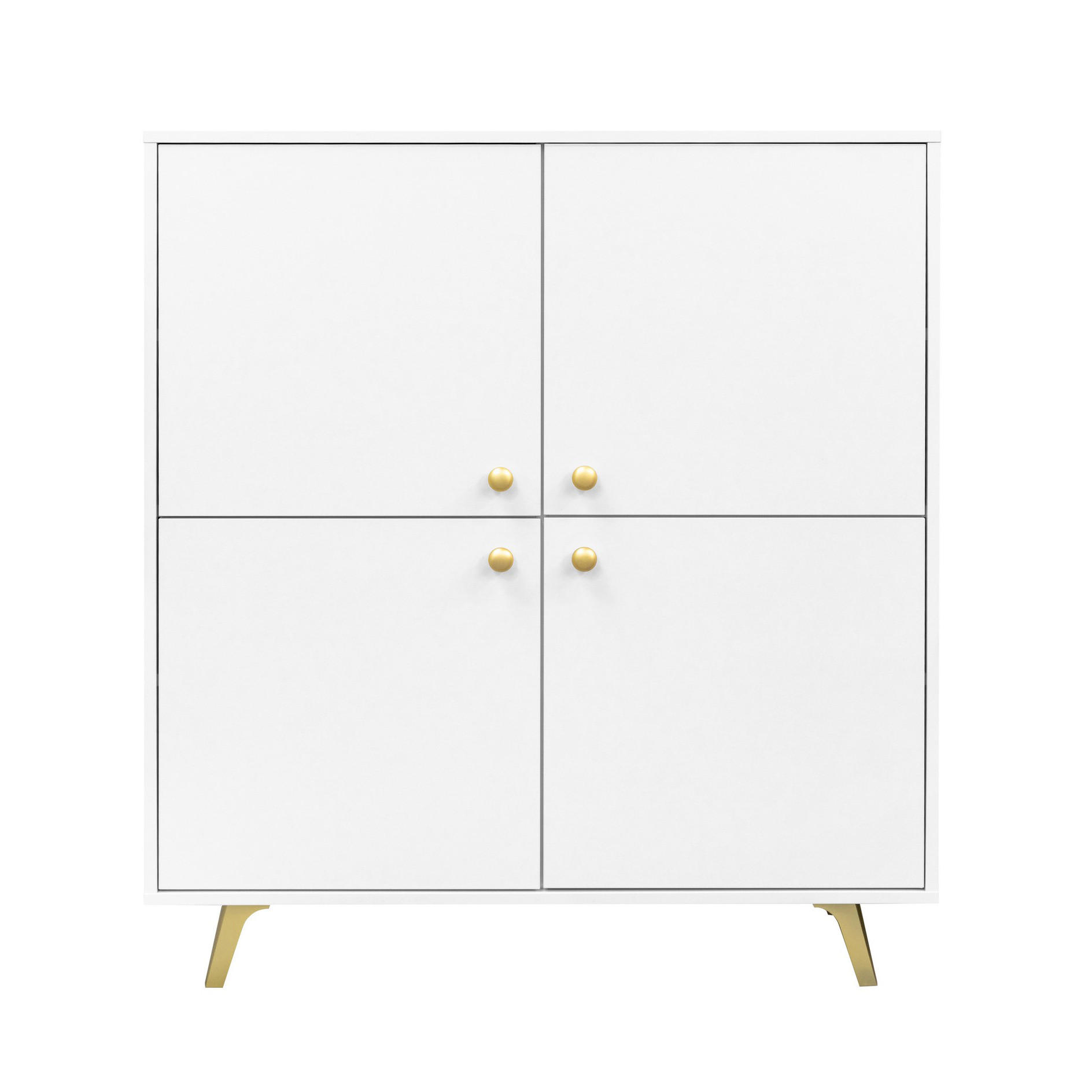 Masseno Kommode Weiß 100x112x41 cm
