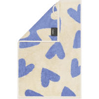 GÄSTETUCH HEART BEATS HEARTS 6275 CAPRI - 31 - Blau, Textil (30/50cm) - Cawoe