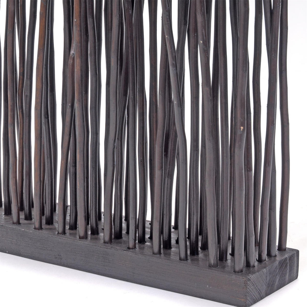 RAUMTEILER WAVE Weidenzweige braun - Braun, Naturmaterialien (40/170/12cm) - DESIGN DELIGHTS