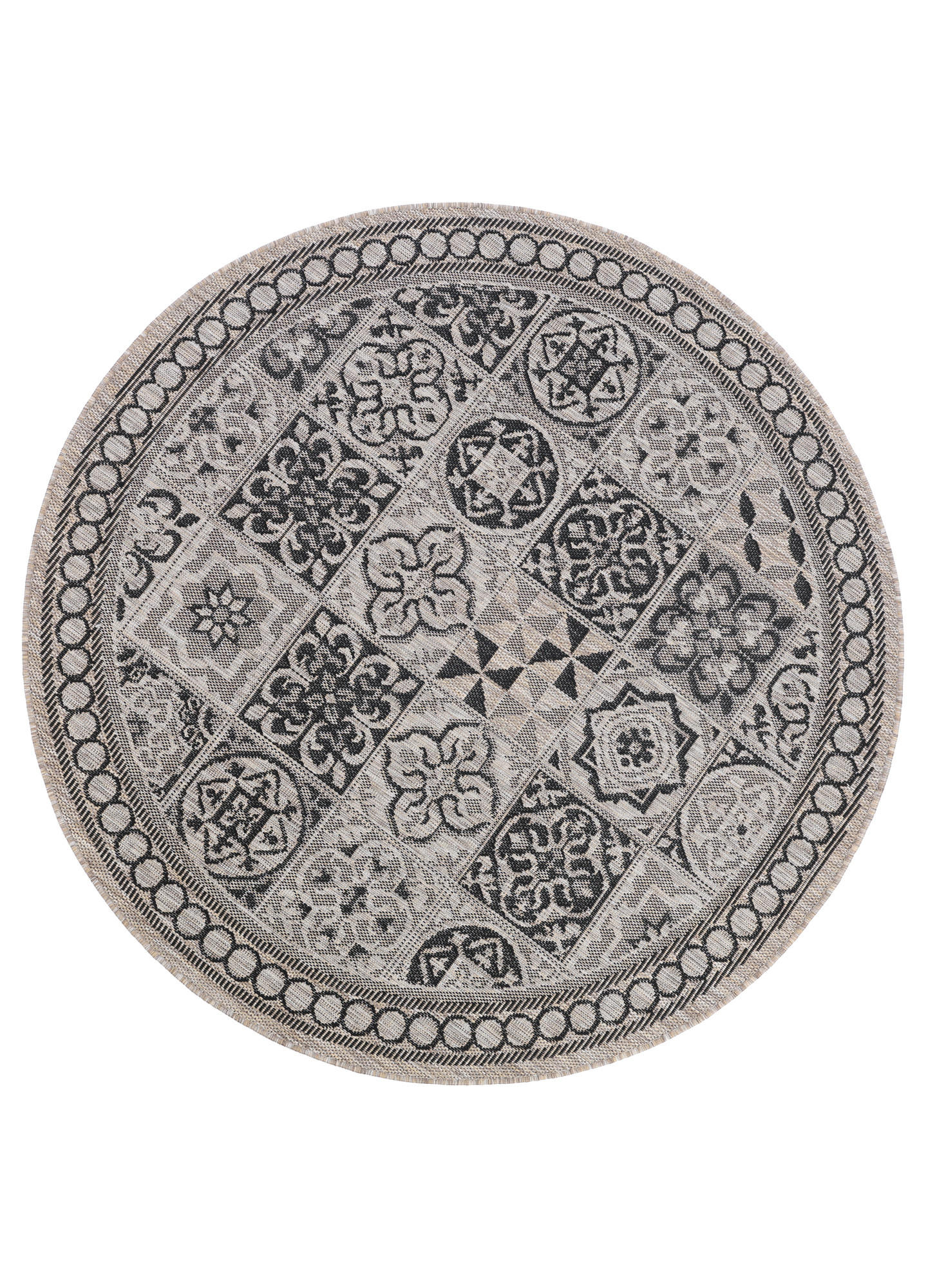 Tapiso Teppich Braun 140x140 cm