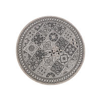 TEPPICH MELISSA Braun 100/100 cm - Braun, Kunststoff (100/100cm) - Tapiso