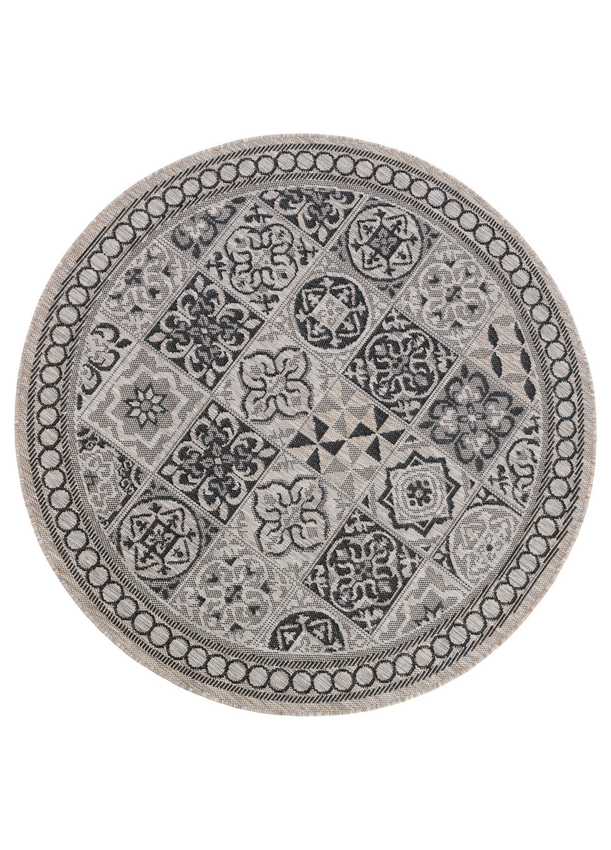 TEPPICH MELISSA Braun 100/100 cm - Braun, Kunststoff (100/100cm) - Tapiso