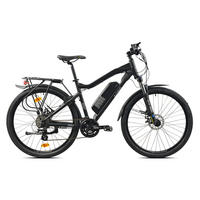 MOUNTAIN E-BIKE 27,5" BRILLANT, SCHWARZ - Schwarz, Metall (125cm) - LLOBE