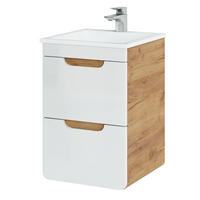 WASCHTISCH Luton-56 - Weiß, Holzwerkstoff (42/61/42cm) - Lomado