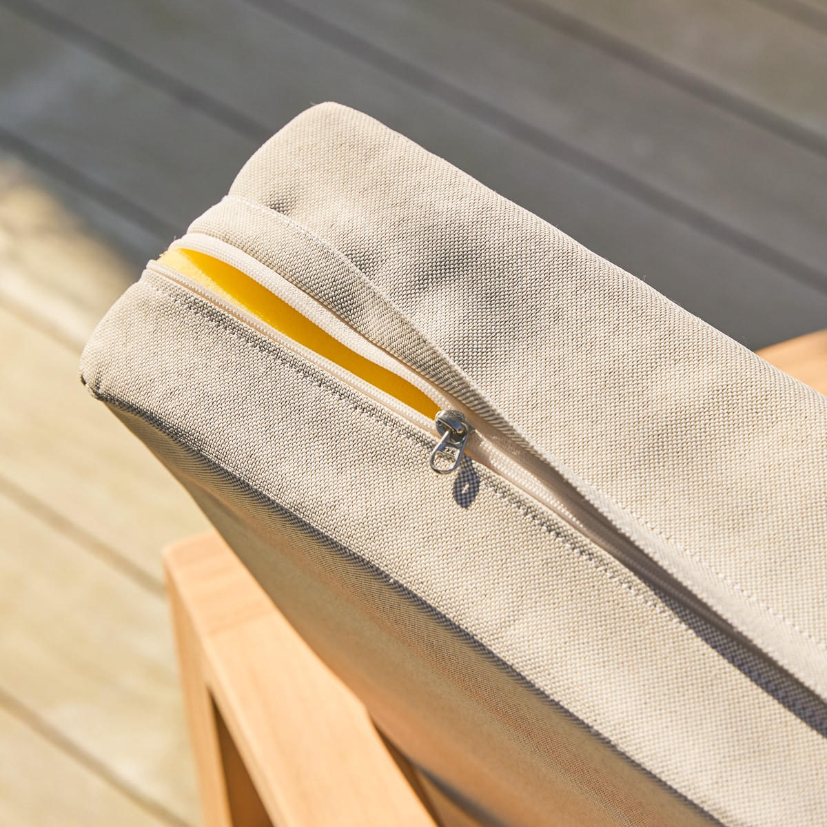 GARTENBANK Noah Weiß aus Teak - Weiß, Holz (201/63/70cm) - Tikamoon