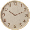 WANDUHR Holzoptik 38/5 cm - Beige, Holzwerkstoff (39/6/39cm)