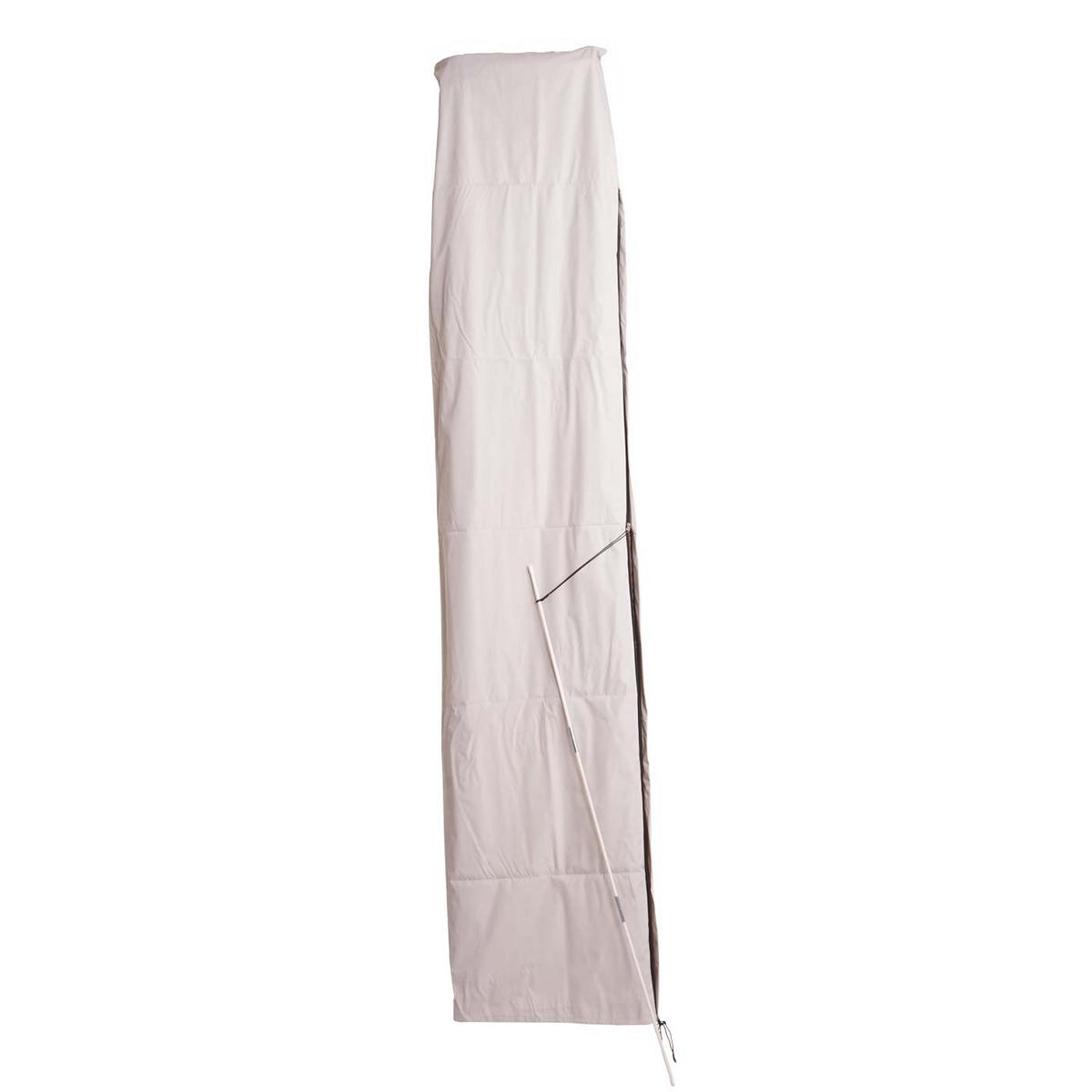 SCHUTZHÜLLE MCW FÜR AMPELSCHIRM BIS 3,5M Cremeweiß, Grau - Weiß/Grau, Textil (60/265/60cm) - MCW