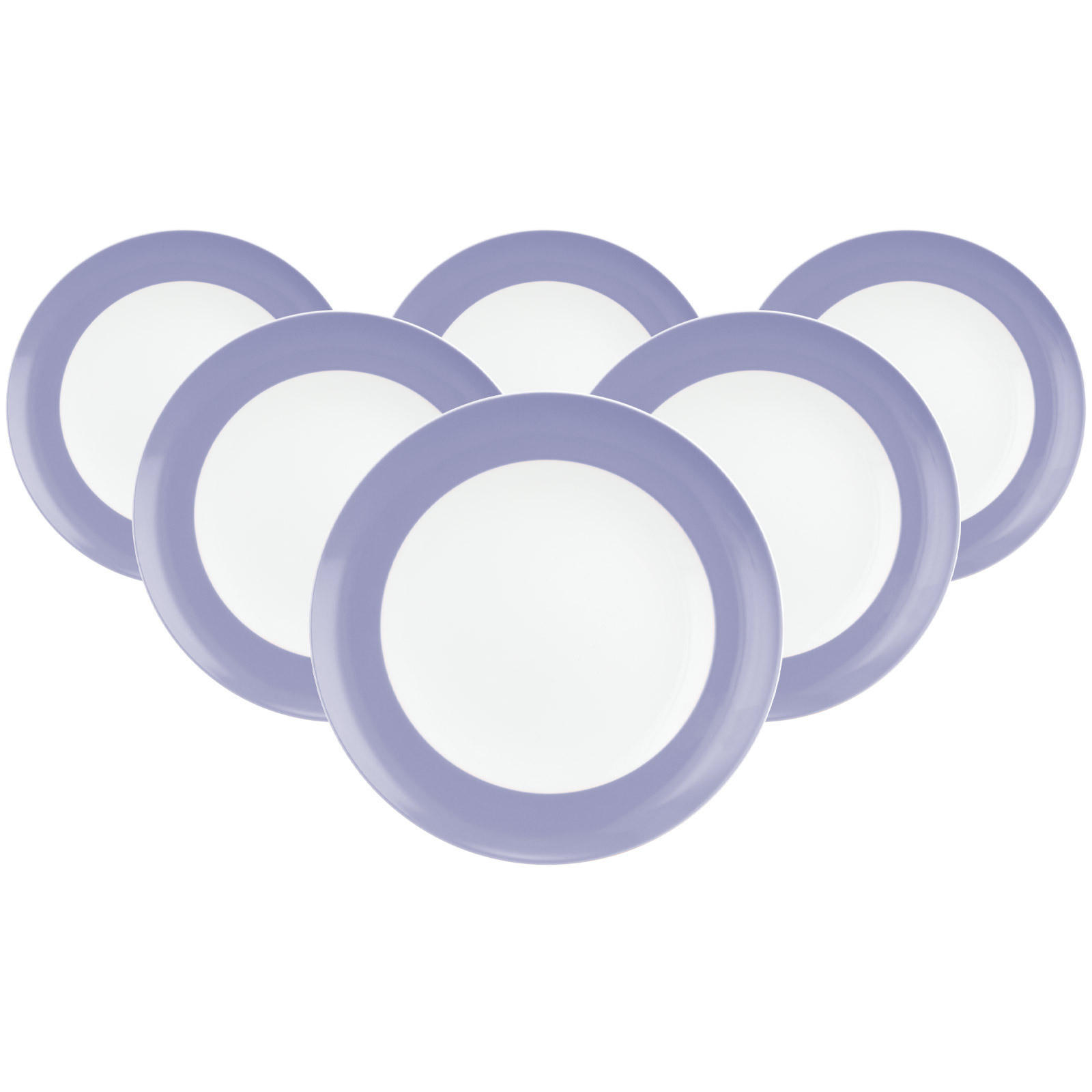 SPEISETELLER Liberty Pure Colors Grape Purple ø 27 cm 6er Set - Lila, Keramik (27.3cm) - Seltmann Weiden