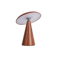 TISCHLAMPE Phoebe LED - Holz - 26 cm - Orange, Kunststoff (23/23/26cm) - Leitmotiv