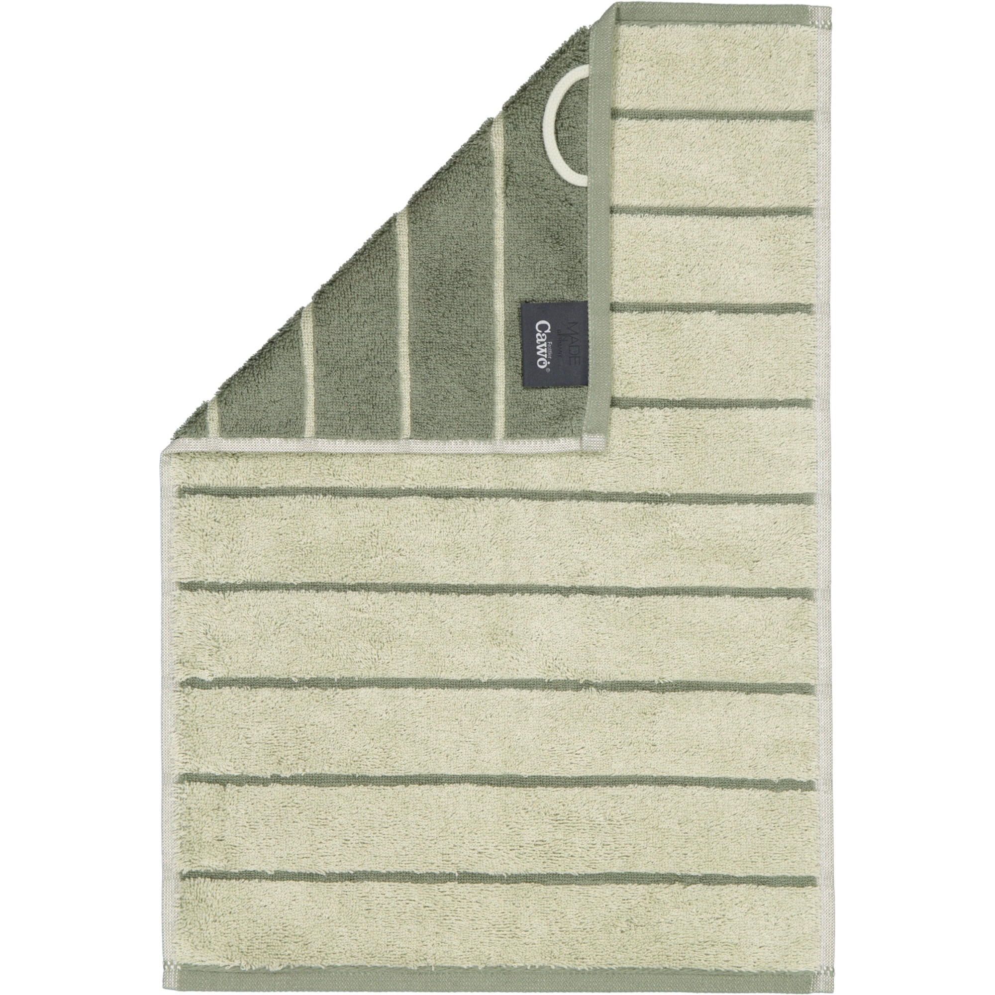 GÄSTETUCH BALANCE DOUBLEFACE 6232 WASABI - 44 - Grün, Textil (30/50cm) - Cawoe