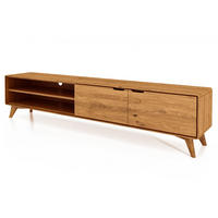 GREG HIFI-SCHRANK Wildeiche - Wildeiche, Holz (220/48/40cm) - byoak