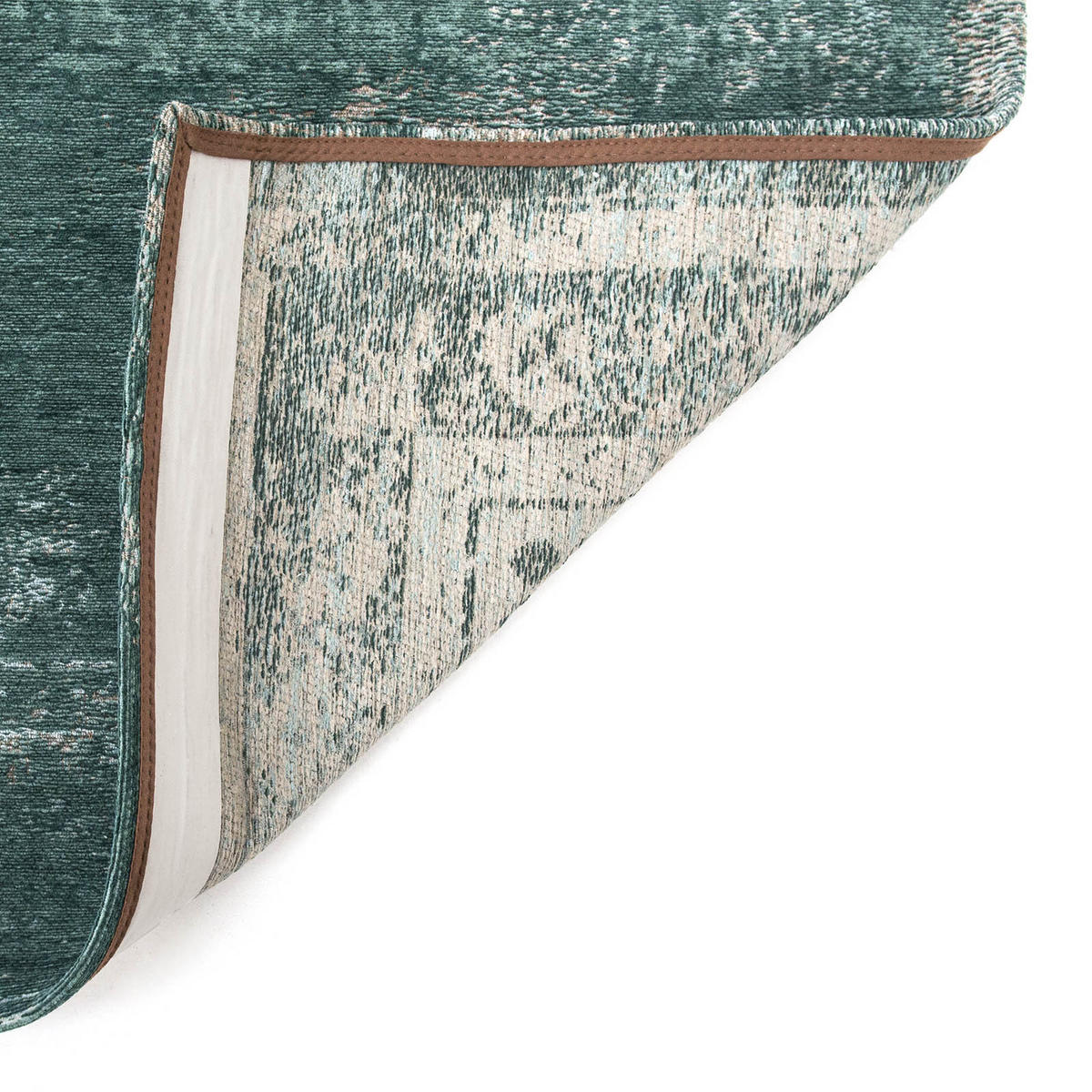 TEPPICH In-/Outdoor Flachgewebe STONY Grün 240 x 340 cm - Grün, Textil (240/340cm) - Novatrend