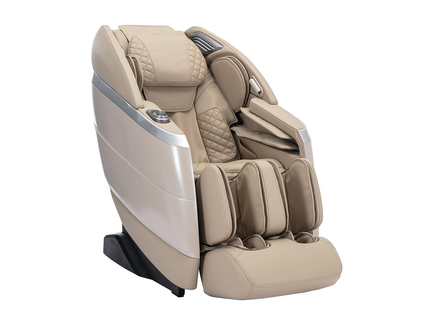MASSAGESESSEL - Kunstleder - Sprachsteuerung - Zero-Gravity-System - Beige - ULAP - Beige, Leder (75.5/115.5/156cm) - Vente-Unique