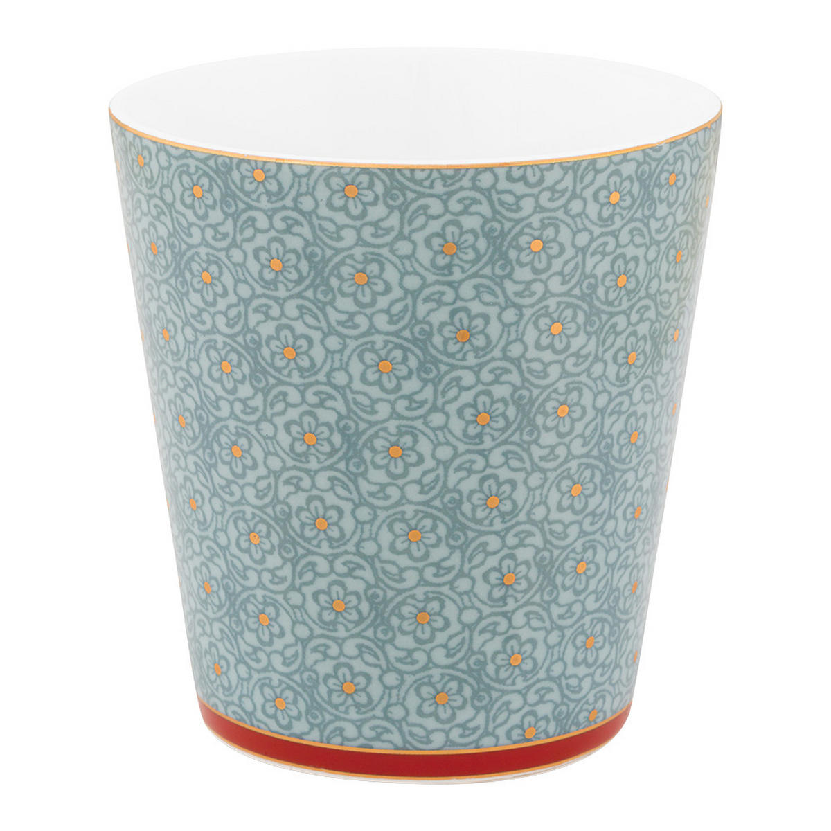 BECHER Geschenkset oriental blumenfestival blau 230 ml - Blau, Keramik (0.23L) - Pip Studio