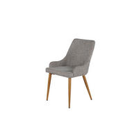 ESSZIMMERSTUHL PLAZA Grau 49x58x86 cm - Grau, Textil (49/86/58cm) - FURNLUX