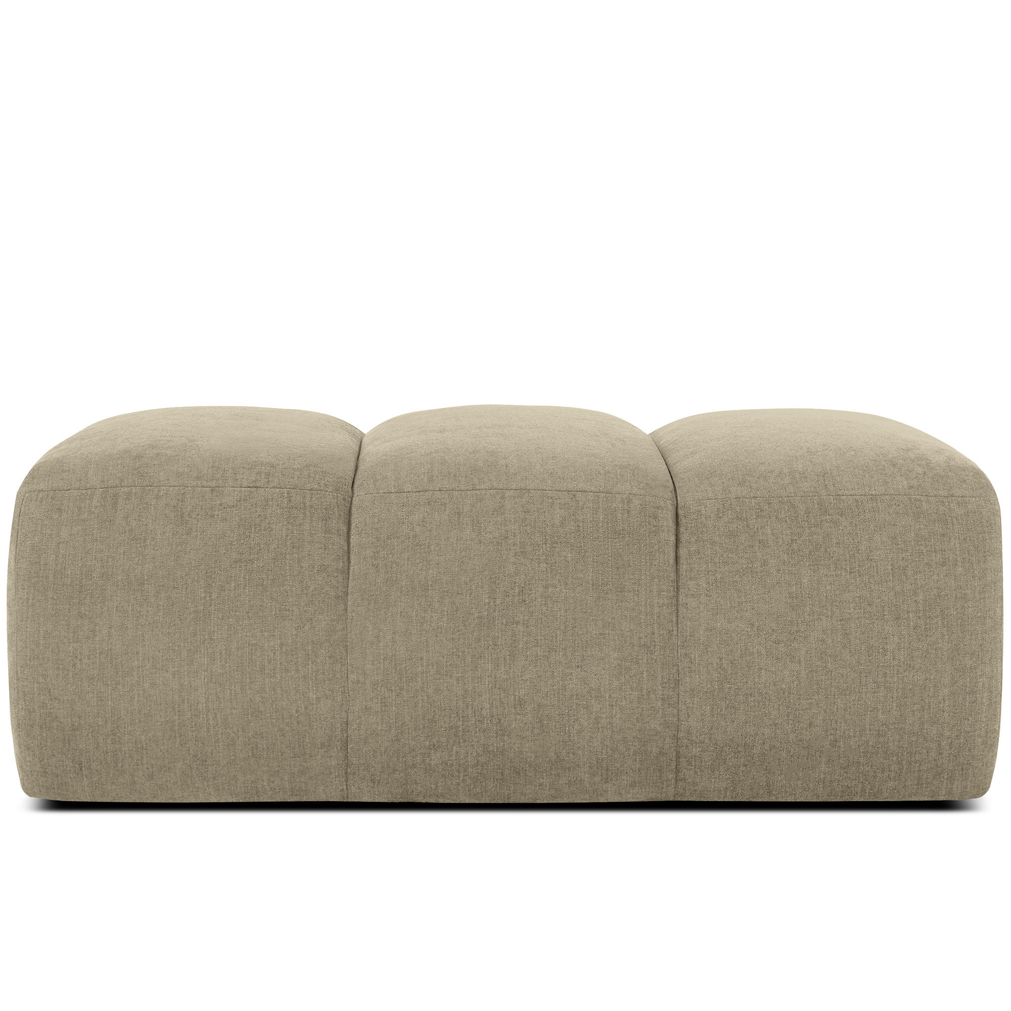 SITZHOCKER FLAVA, Sandfarben - Sandfarben, Holz/Holzwerkstoff (123/47/70cm) - KONSIMO®