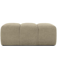 SITZHOCKER FLAVA, Sandfarben - Sandfarben, Holz/Holzwerkstoff (123/47/70cm) - KONSIMO®
