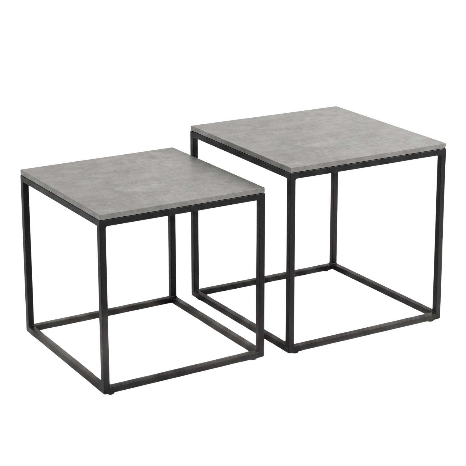 Scena Living Couchtisch Grau 50x50.5x50 cm