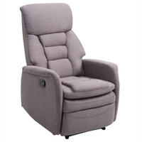 FERNSEHSESSEL RELAJO - Grau, Textil (72/106/87cm) - IDIMEX