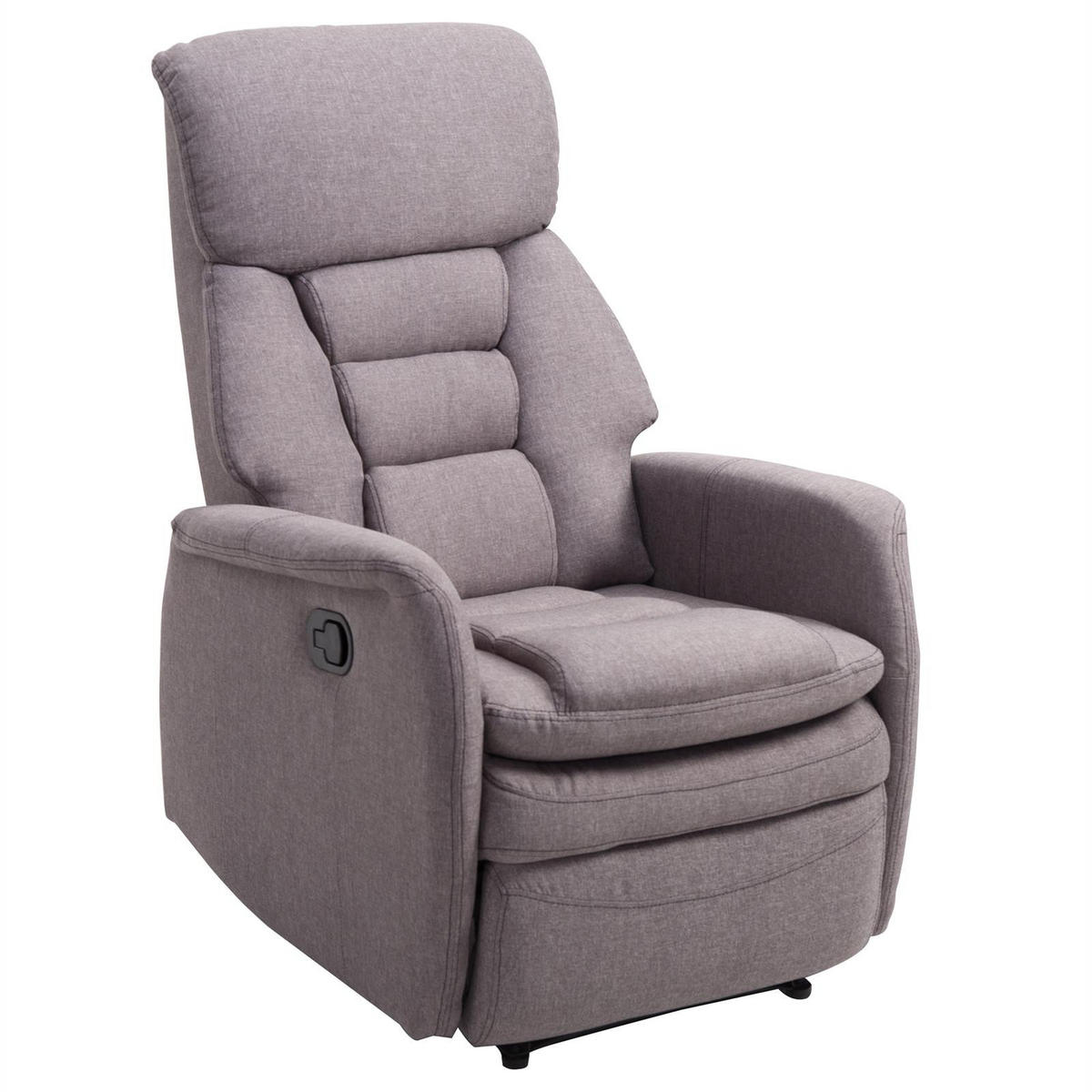 FERNSEHSESSEL RELAJO - Grau, Textil (72/106/87cm) - IDIMEX