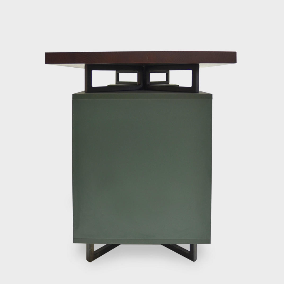 EICHENHOLZSCHREIBTISCH mit Containern für das Arbeitsbüro oder die Kanzlei NORD - Eichefarben, Holz (60/140/75cm) - Rawood Furniture