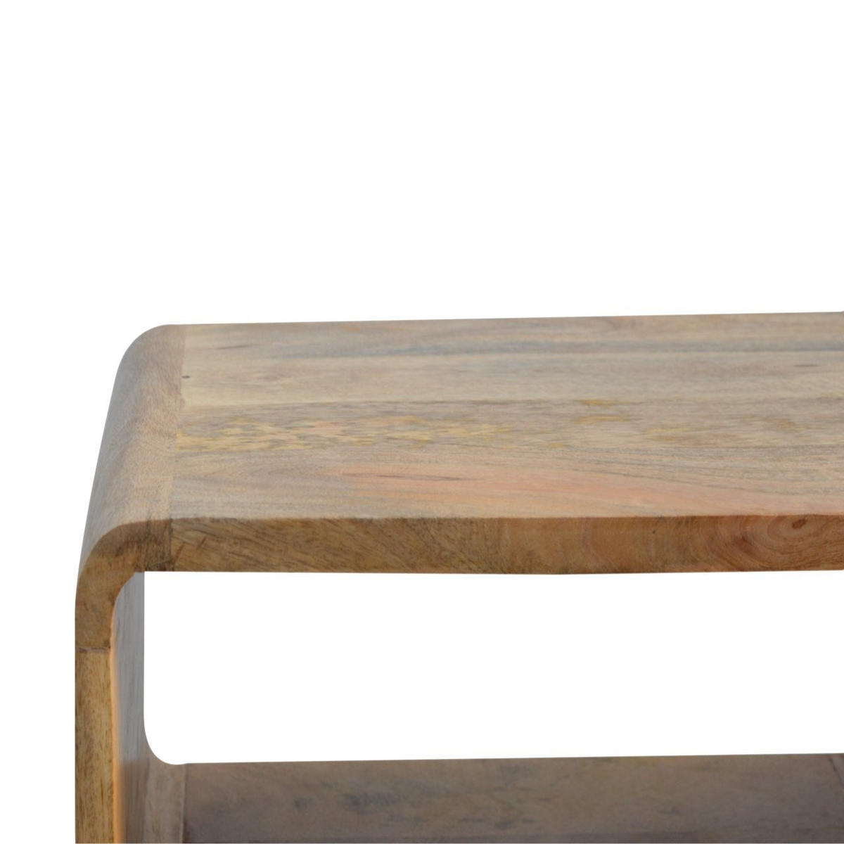 NACHTTISCH mit freiem Fach - Messingfarben/Braun, Holz/Metall (45/50/35cm) - Artisan Furniture