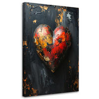 LEINWANDBILD Liebe 40x60cm - Multicolor, Textil (40/60cm) - Feeby