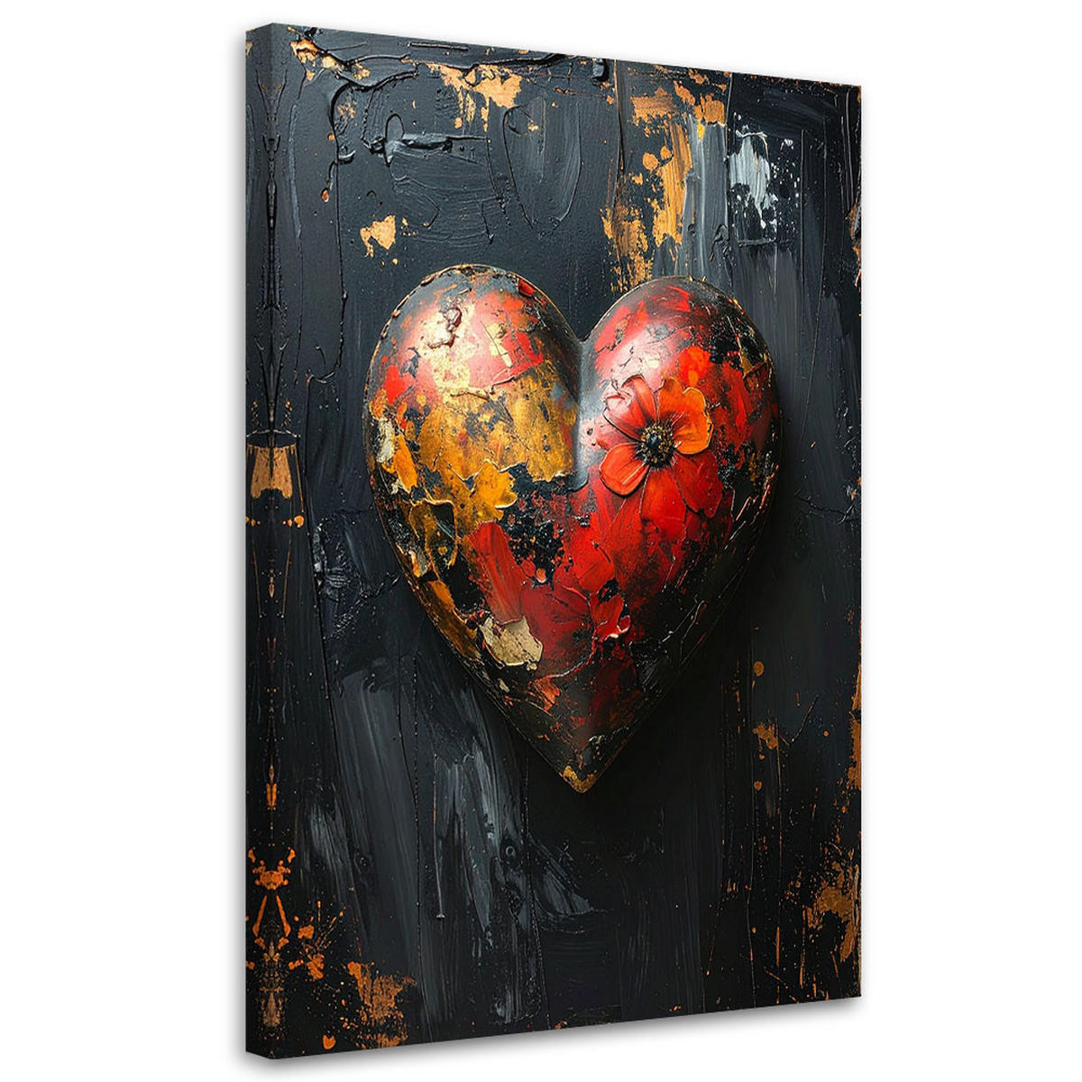 LEINWANDBILD Liebe 40x60cm - Multicolor, Textil (40/60cm) - Feeby