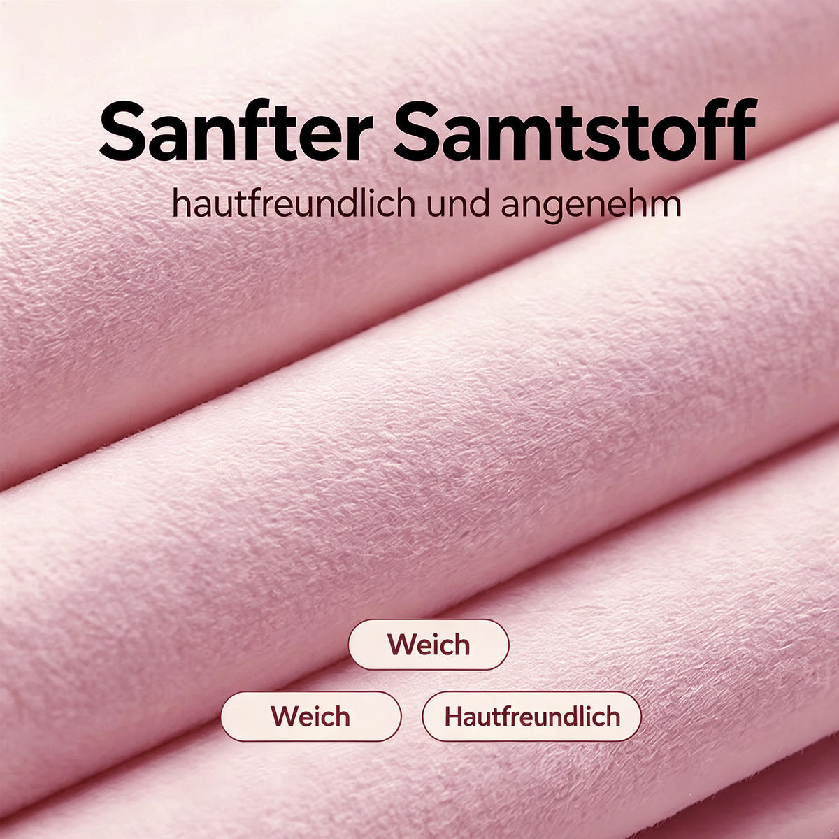BOXBETT 180/200 mit Wolken Kopfteil, Bettkasten/Leselampe/USB, Samt, Rosa - Rosa, Holz/Textil (180/200cm) - LVHOM