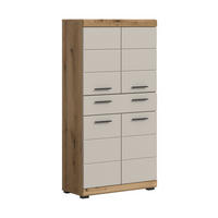 MIDISCHRANK SCOUT (B/H/T: ca. 74/141/31 cm) in Evoak Oak Nachbildung/- - Eichefarben, Holz (74/141/31cm)